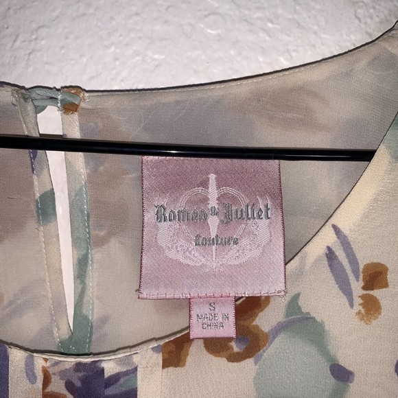 Romeo & juliet couture Floral Size Small - Picture 6 of 7